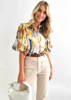 Women Gingham & Heels Blouses>Kenyon Blouse