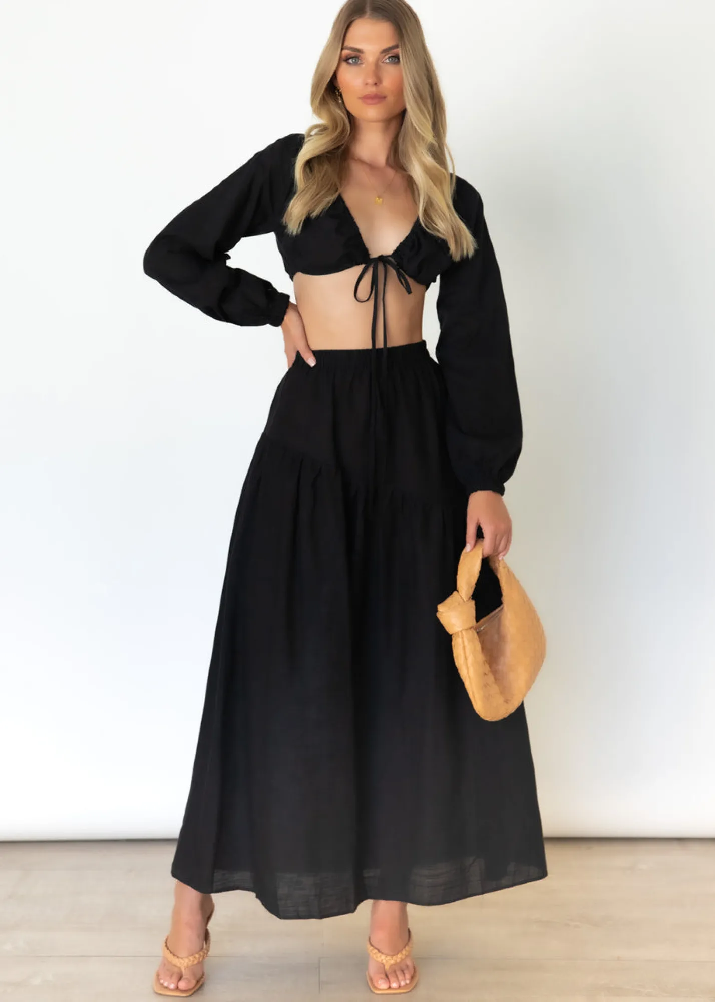Women Gingham & Heels Crops>Khlo Crop