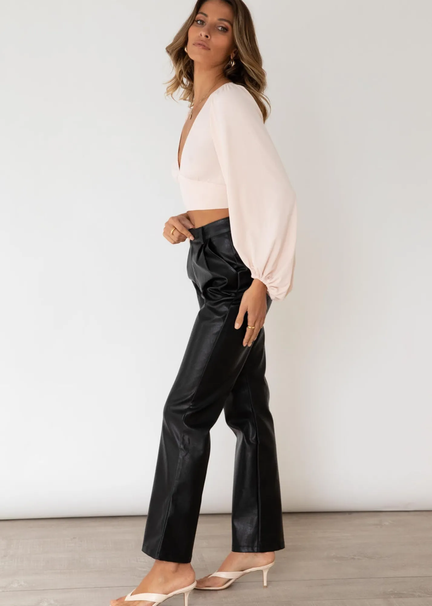 Women Gingham & Heels Crops>Kianne Crop