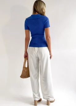 Women Gingham & Heels Knit Tops><noscript><img width=