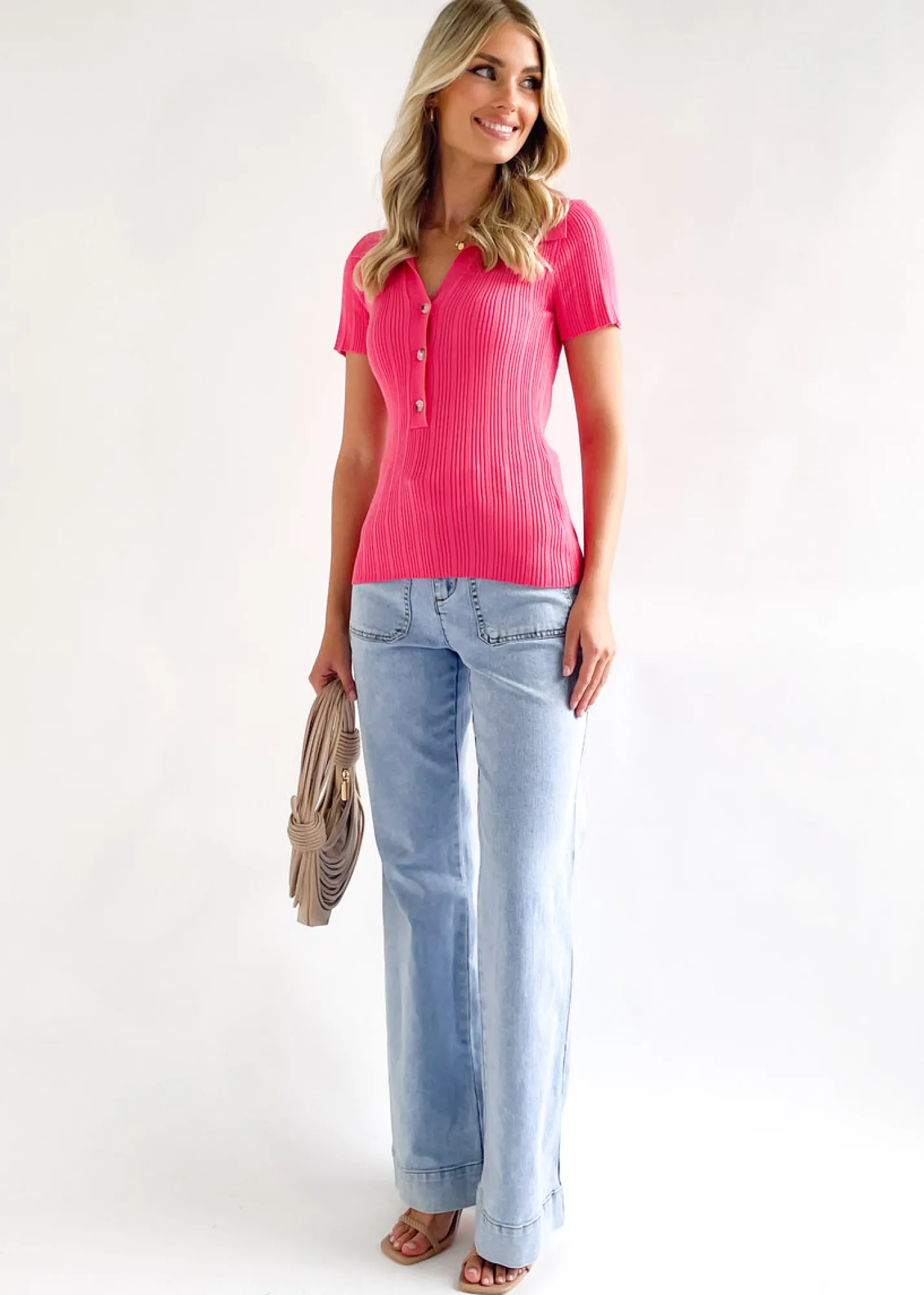 Women Gingham & Heels Knit Tops>Kiella Knit Top