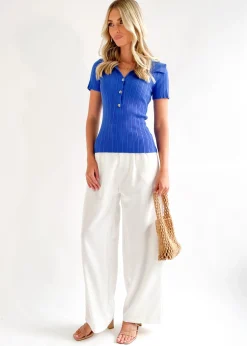 Women Gingham & Heels Basic Tops><noscript><img width=