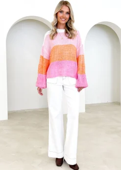 Women Gingham & Heels Sweaters><noscript><img width=