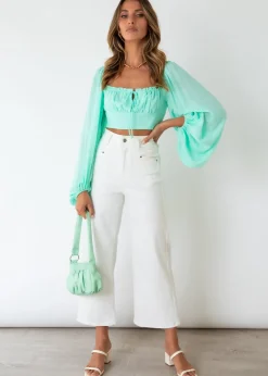 Women Gingham & Heels Crops>Kingsway Crop