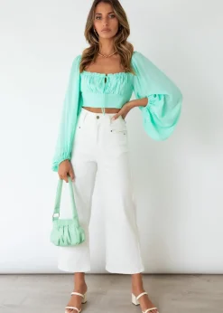 Women Gingham & Heels Crops><noscript><img width=