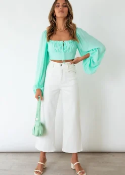 Women Gingham & Heels Crops><noscript><img width=