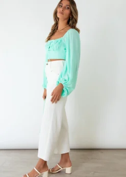 Women Gingham & Heels Crops><noscript><img width=