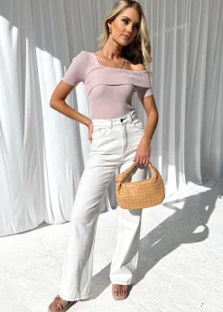 Women Gingham & Heels Basic Tops><noscript><img width=