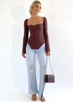 Women Gingham & Heels Knit Tops><noscript><img width=