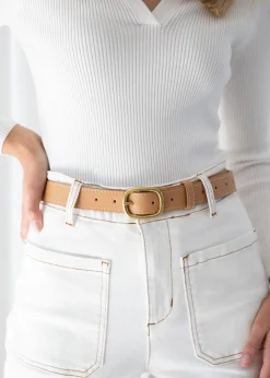 Women Gingham & Heels Belts>Kodey Leather Look Belt