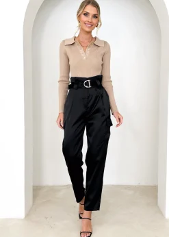 Women Gingham & Heels Pants><noscript><img width=