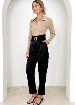 Women Gingham & Heels Pants><noscript><img width=