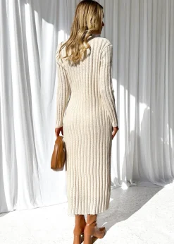Women Gingham & Heels Knit Dresses><noscript><img width=