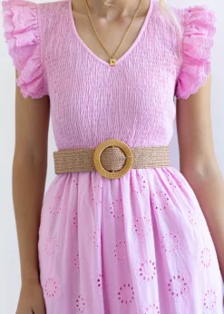 Women Gingham & Heels Belts><noscript><img width=