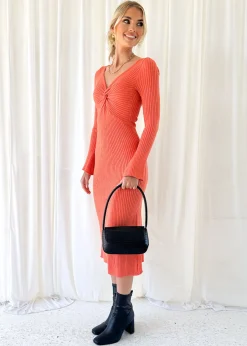Women Gingham & Heels Knit Dresses><noscript><img width=