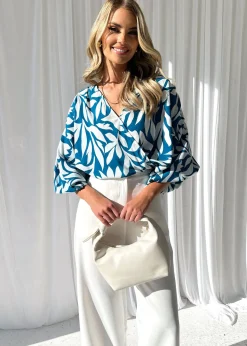 Women Gingham & Heels Blouses>Kyoto Blouse