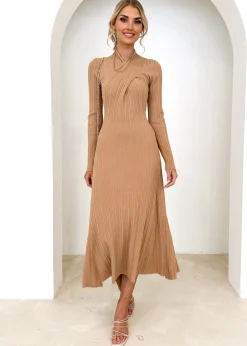 Women Gingham & Heels Knit Dresses><noscript><img width=