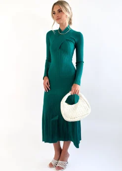 Women Gingham & Heels Knit Dresses><noscript><img width=