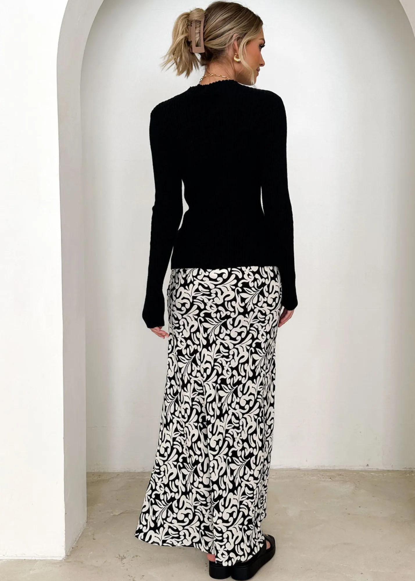 Women Gingham & Heels Knit Tops>Lanara Knit Top