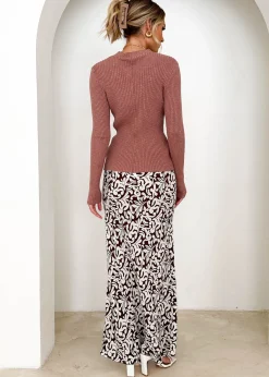 Women Gingham & Heels Knit Tops><noscript><img width=