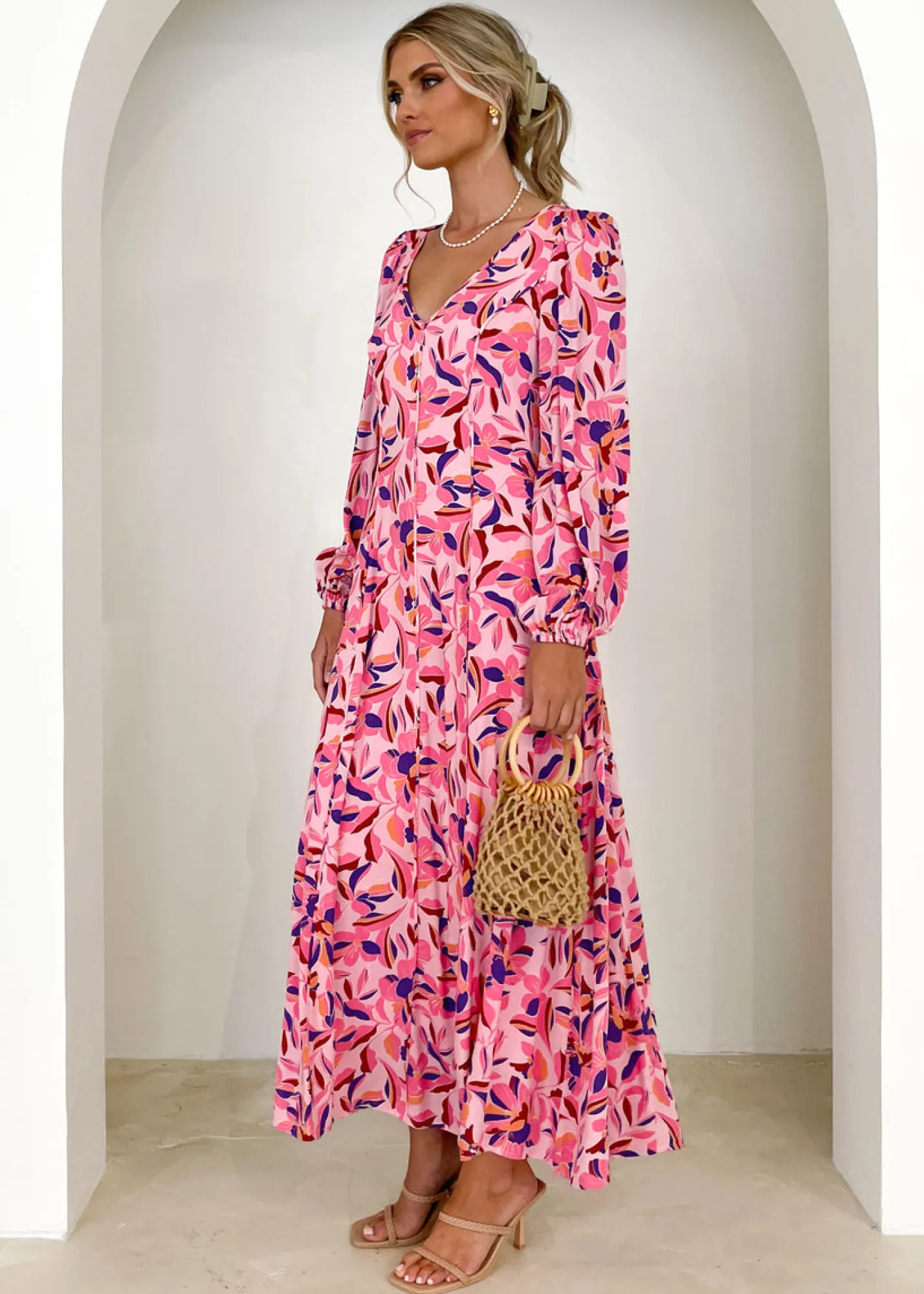 Women Gingham & Heels Maxi>Lantier Maxi Dress