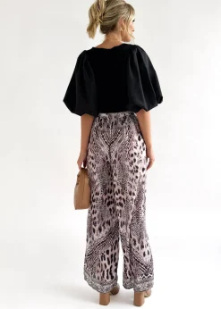 Women Gingham & Heels Pants><noscript><img width=