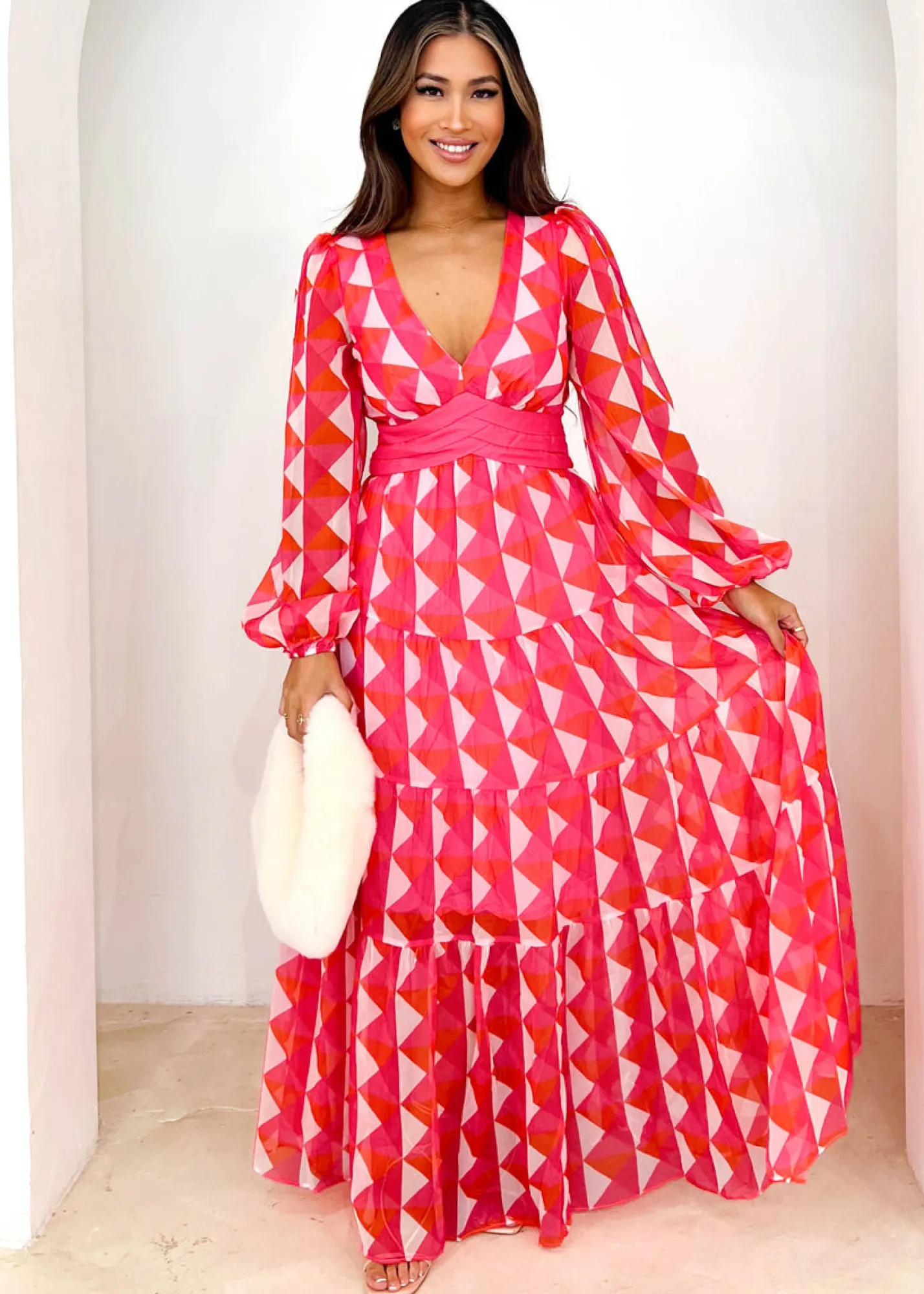 Women Gingham & Heels Maxi>Larosse Maxi Dress
