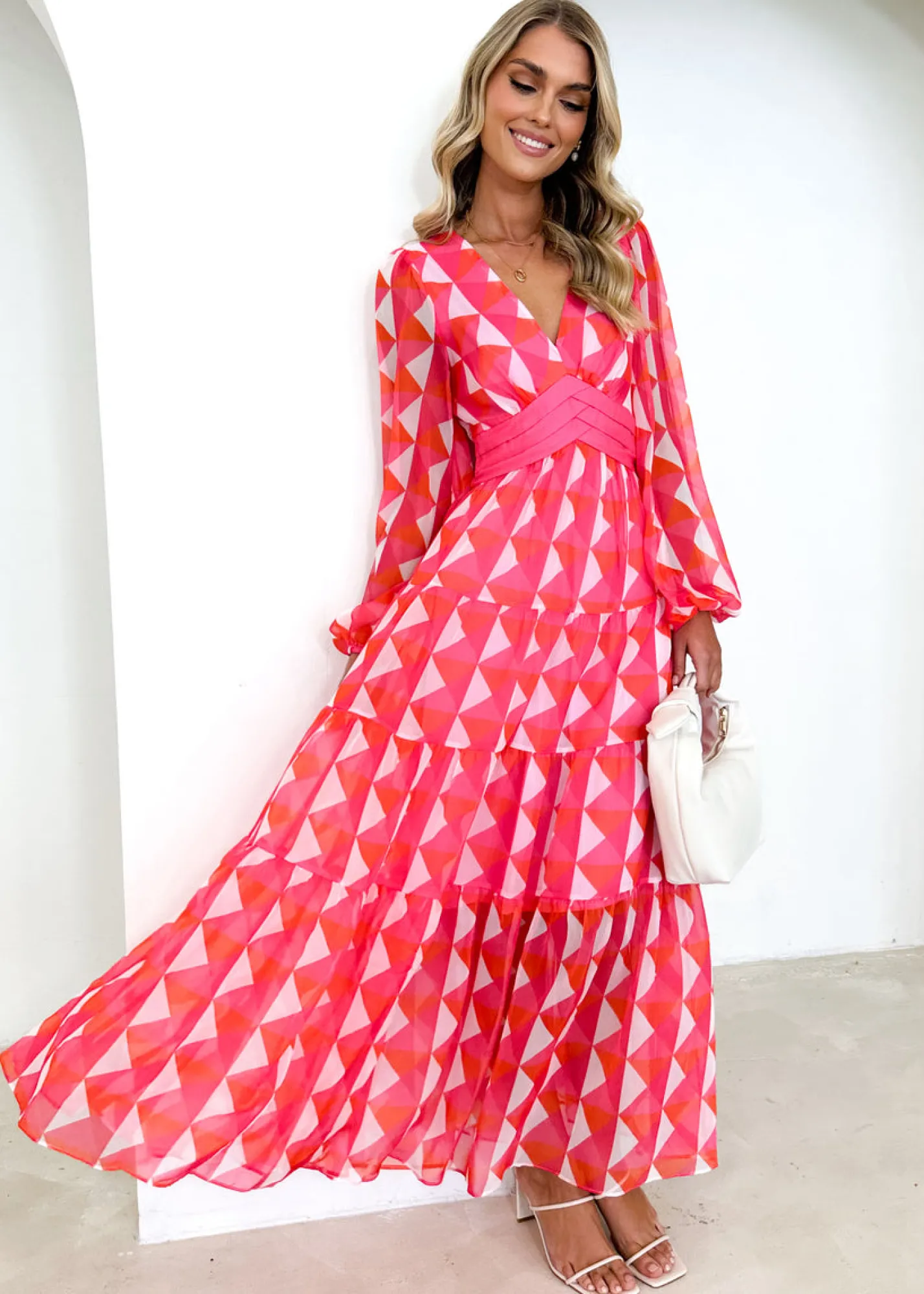 Women Gingham & Heels Maxi>Larosse Maxi Dress