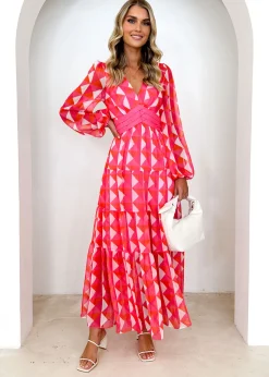 Women Gingham & Heels Maxi><noscript><img width=