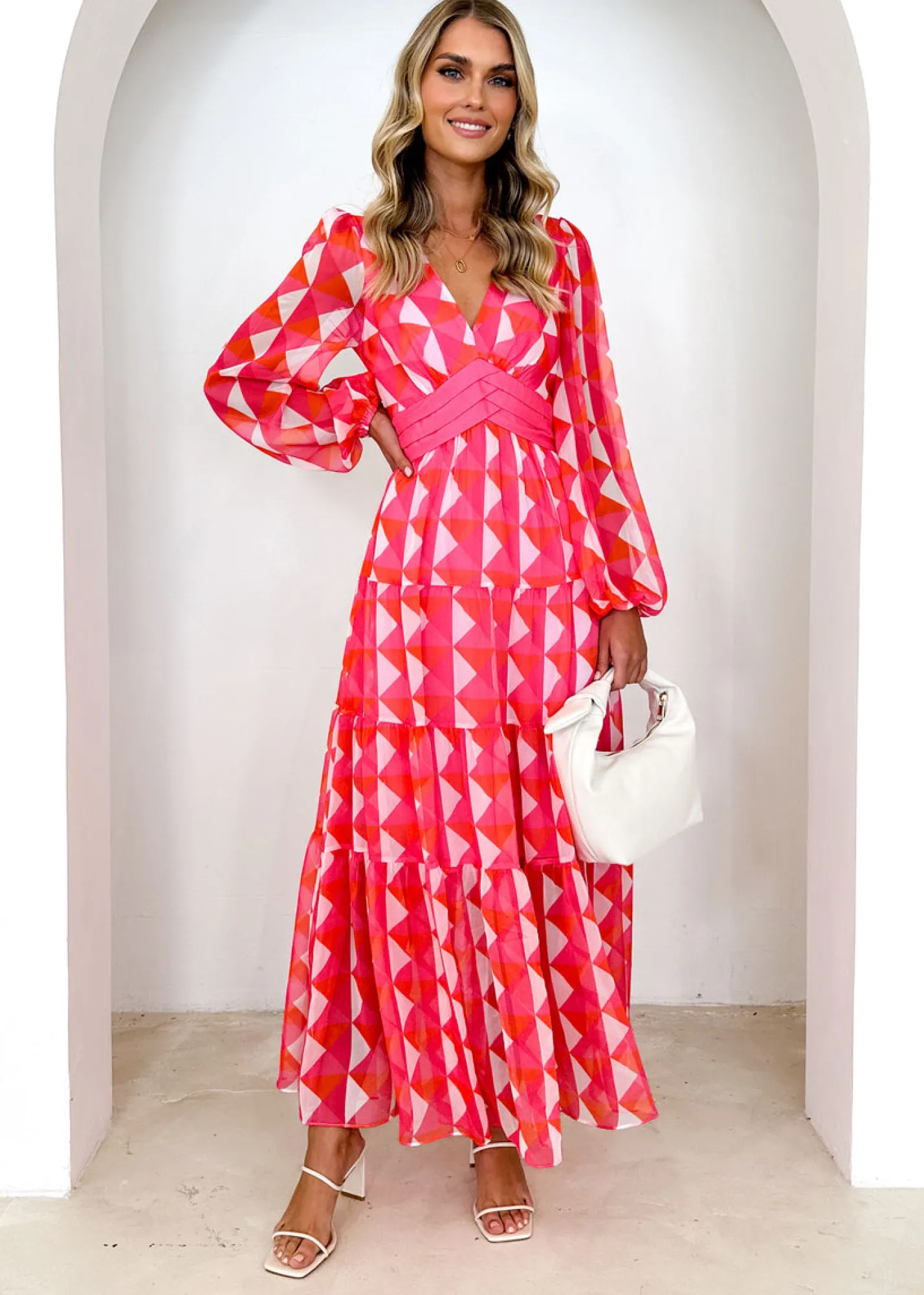 Women Gingham & Heels Maxi>Larosse Maxi Dress