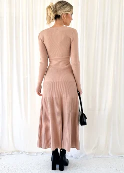 Women Gingham & Heels Knit Dresses><noscript><img width=