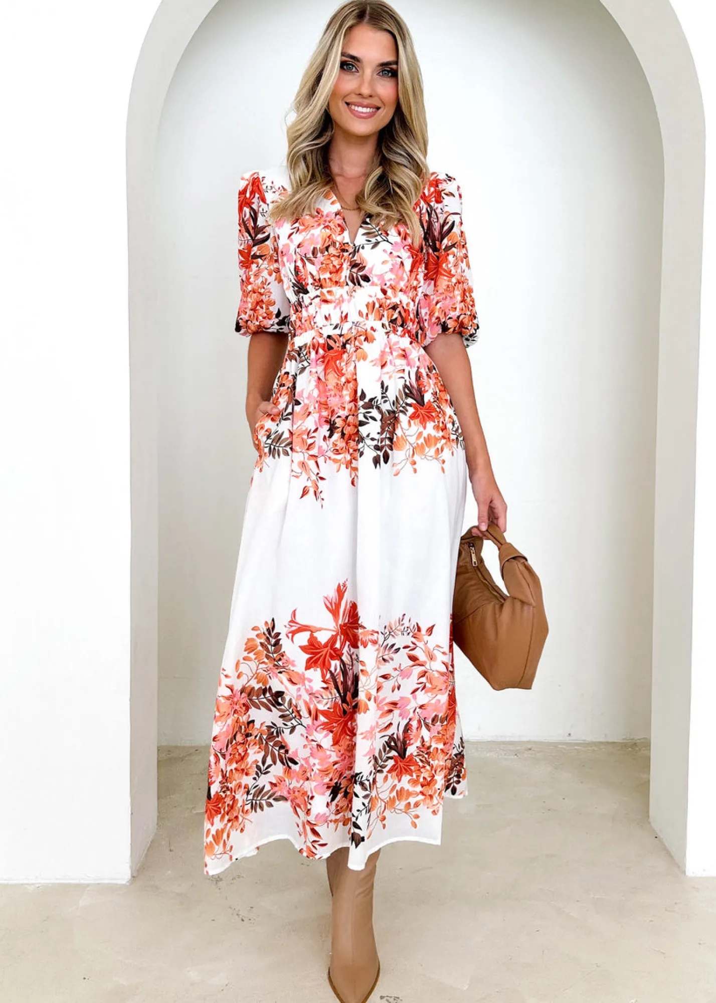 Women Gingham & Heels Maxi>Laylia Maxi Dress