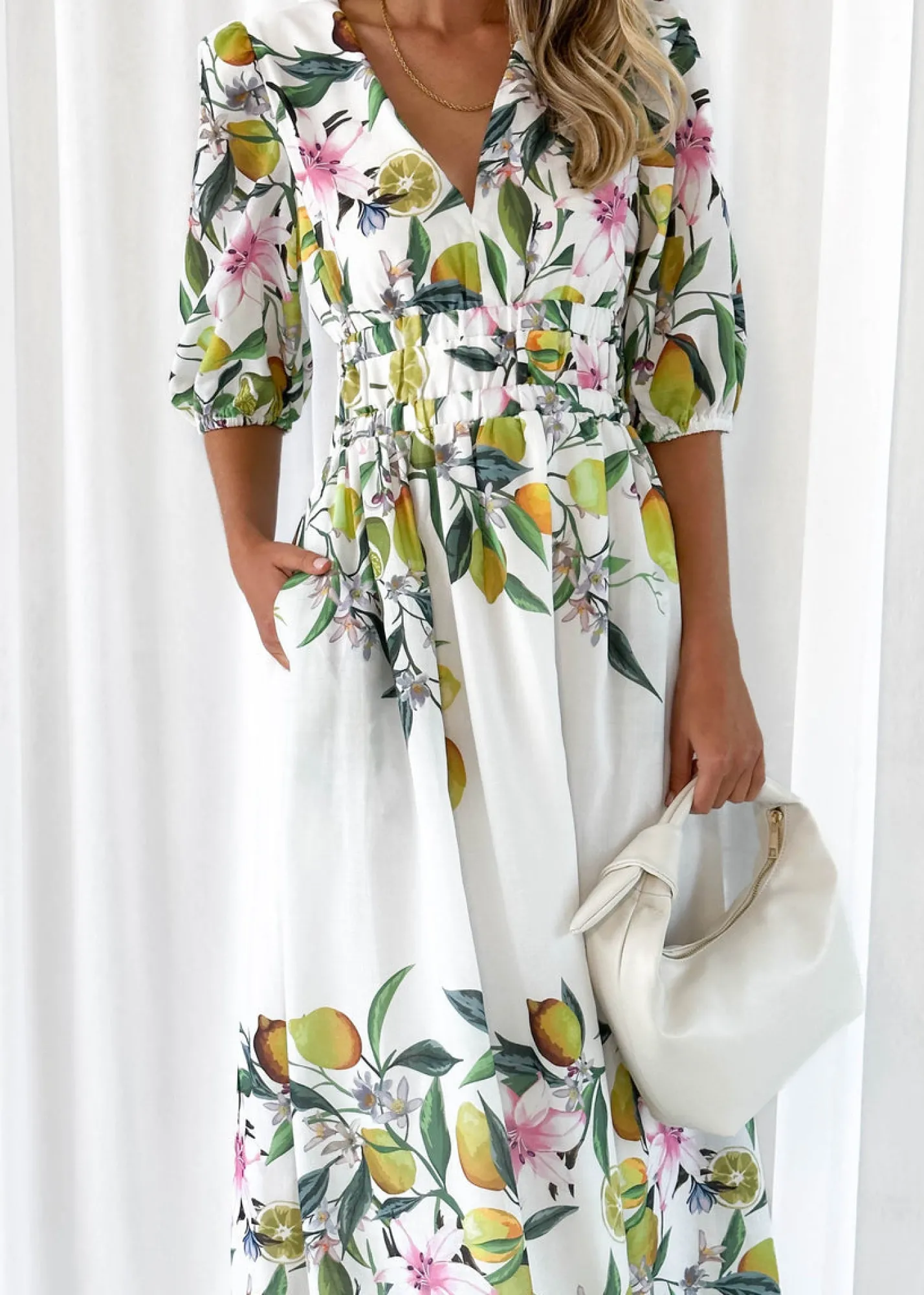 Women Gingham & Heels Maxi>Laylia Maxi Dress