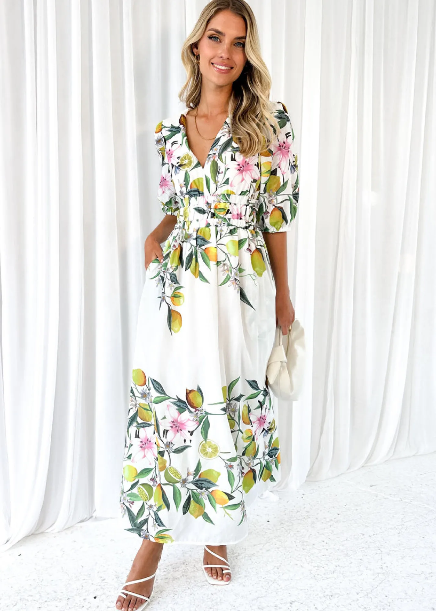 Women Gingham & Heels Maxi>Laylia Maxi Dress