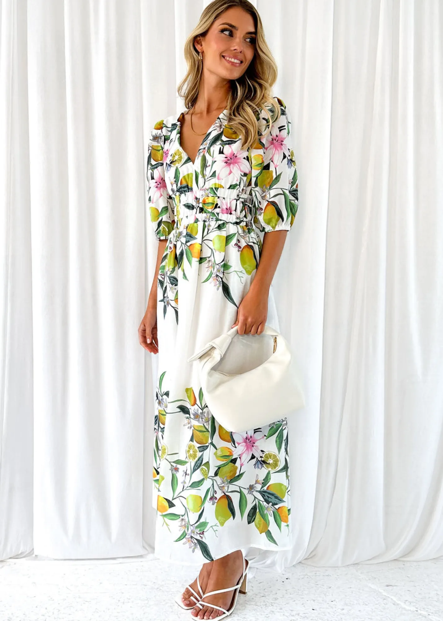 Women Gingham & Heels Maxi>Laylia Maxi Dress