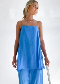 Women Gingham & Heels Sets>Leilyn Cupro Tunic Top