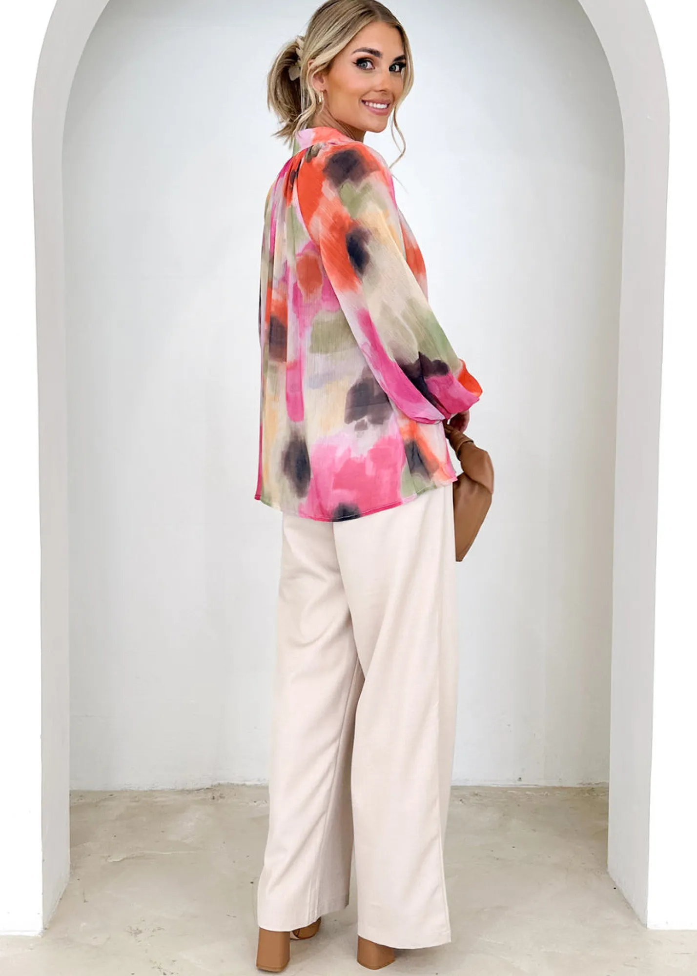 Women Gingham & Heels Blouses>Lennoa Blouse