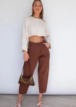 Women Gingham & Heels Crops><noscript><img width=