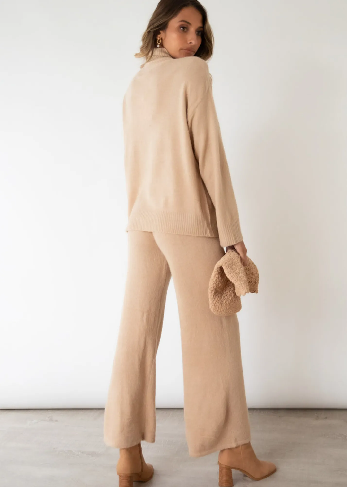 Women Gingham & Heels Knit Bottoms>Lilou Knit Set