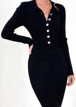 Women Gingham & Heels Knit Dresses><noscript><img width=