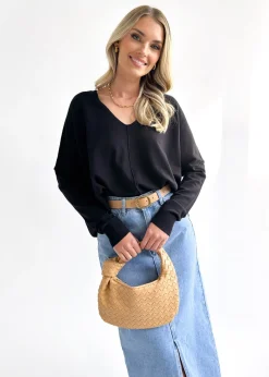 Women Gingham & Heels Basic Tops>Liotta Knit Top