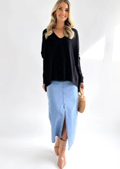Women Gingham & Heels Knit Tops>Liotta Knit Top