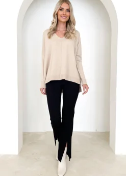 Women Gingham & Heels Basic Tops>Liotta Knit Top