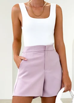 Women Gingham & Heels Shorts><noscript><img width=