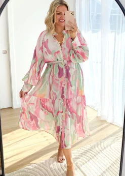 Women Gingham & Heels Maxi><noscript><img width=