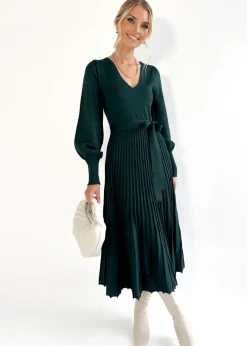 Women Gingham & Heels Knit Dresses>Lorrisa Knit Midi Dress