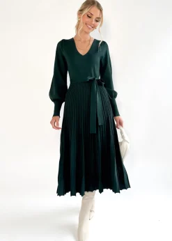 Women Gingham & Heels Knit Dresses><noscript><img width=