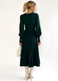 Women Gingham & Heels Knit Dresses><noscript><img width=
