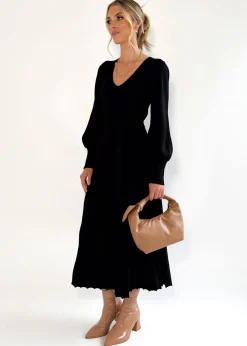 Women Gingham & Heels Knit Dresses><noscript><img width=
