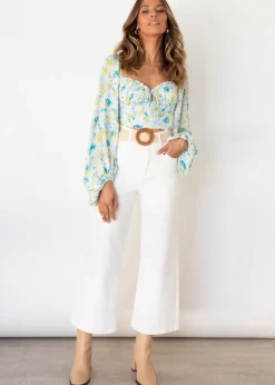 Women Gingham & Heels Blouses><noscript><img width=